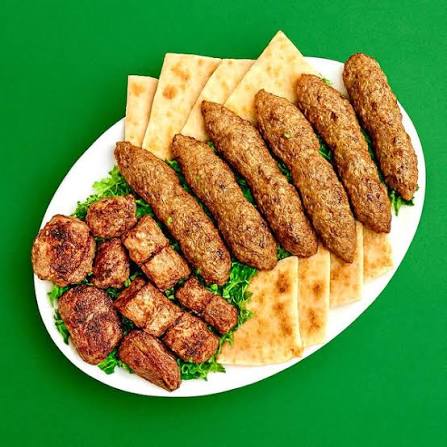كيلو كباب مشكل (كفتة + شيش + كباب)