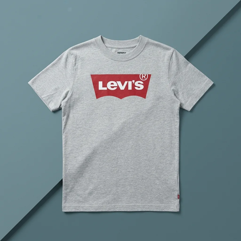 تي شيرت كاجوال رمادي ( Levi's)