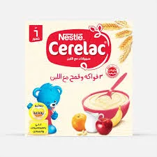 سيريلاك سيريال 3 فواكه و قمح مع اللبن 250 جم - cerelac 3