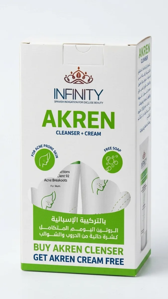 انفينيتي أكرين غسول + كريم