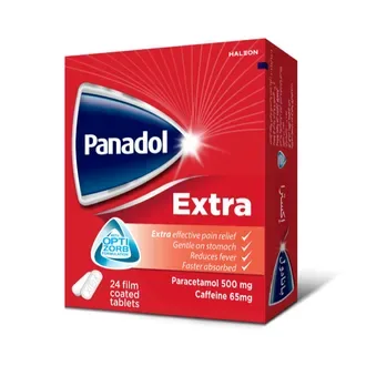 بانادول اكسترا اوبتيزورب لتخفيف إضافي مسكن فعال للألم والحمي | 24 قرص - Panadol Extra